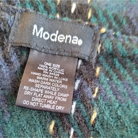Modena Plaid Infinity Scarf - Picture 3 of 6